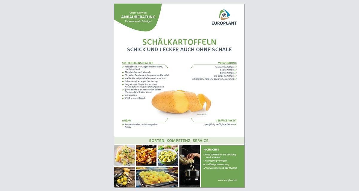 EUROPLANT Schaelkartoffeln